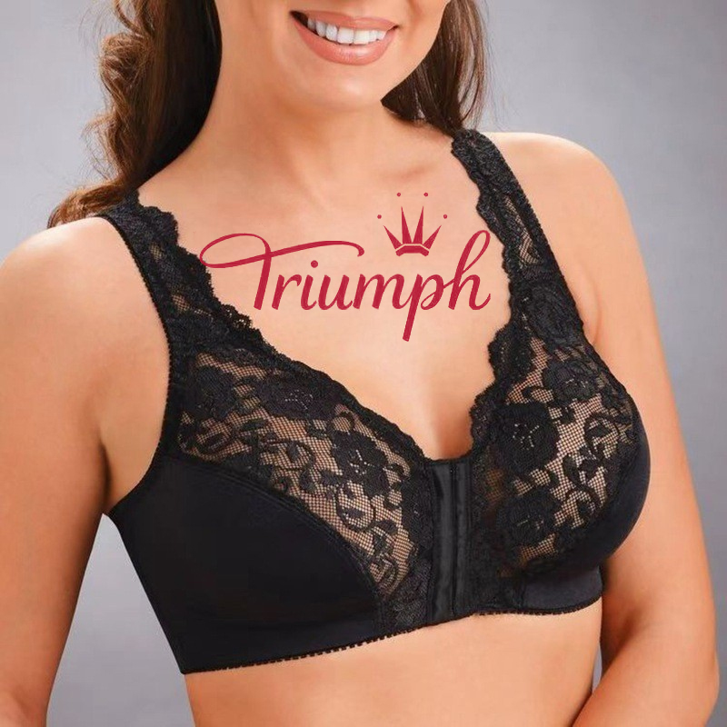 Triumph - Дантелен сутиен с предно закопчаване без банели