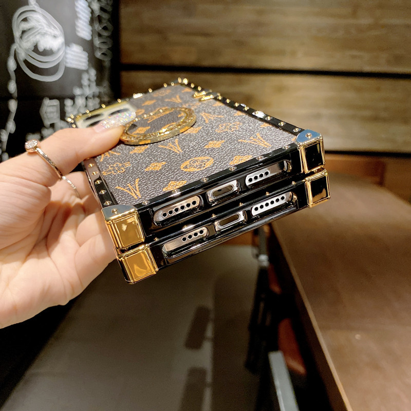 Луксозен кожен калъф за iPhone/Samsung