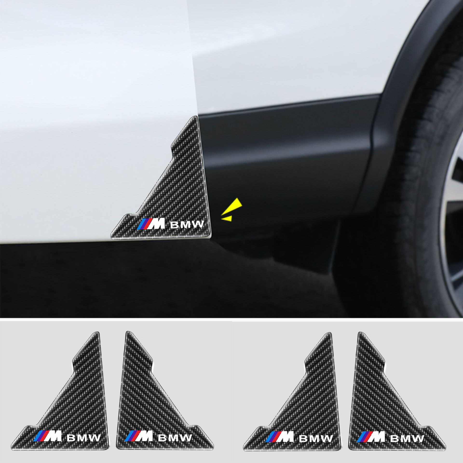 ГОРЕЩА РАЗПРОДАЖБА🎉50% ОТСТЪПКА🎉Капак за протектор на автомобилна врата с шарка от въглеродни влакна 🎉4 бр.🎉