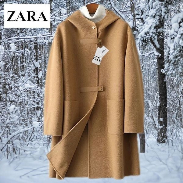 💥 ZARA®🐑Γυναικείο μάλλινο παλτό