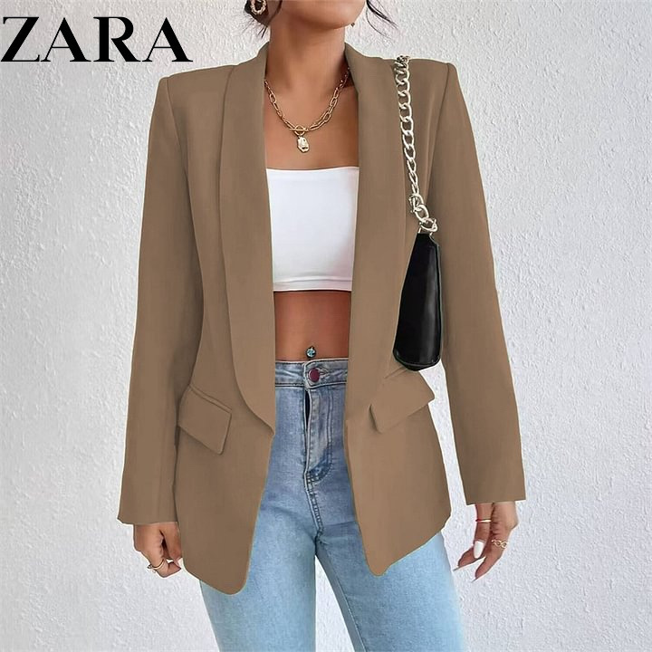 💥ZARA®🐑Γυναικείο νέο μικρό μπουφάν