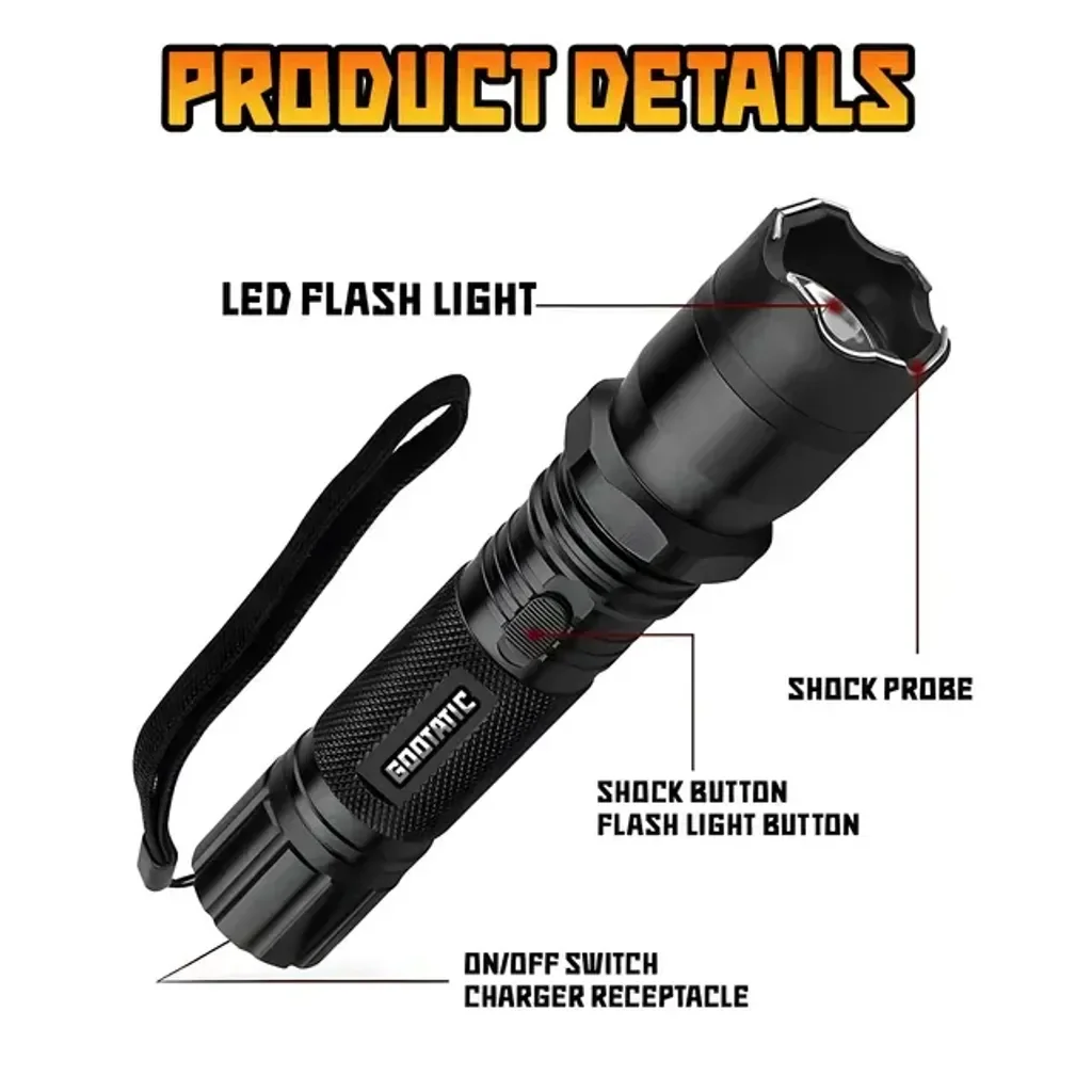 🔥 Προσφορές Επιβίωσης 2025 75% ΕΚΠΤΩΣΗ 🚨 SHEGUARD™ GlowStrike V95 Όπλο Αναισθητοποίησης – Φωτίστε το Δρόμο, Χτυπήστε Όταν Χρειάζεται