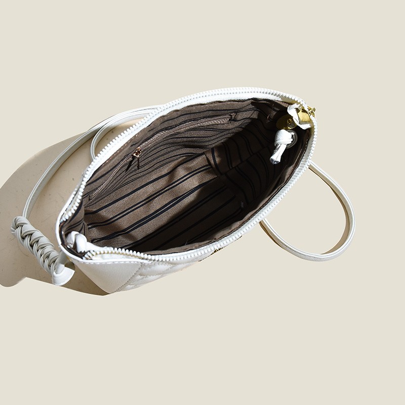 [Bag®]👜Ελαφρύ, πολυτελές bucket bag με υφή υψηλής ποιότητας💗💃 Τσάντα χιαστί χιαστί με διαμαντένια γραμμή κεντήματος με μικρό ελέφαντα😍