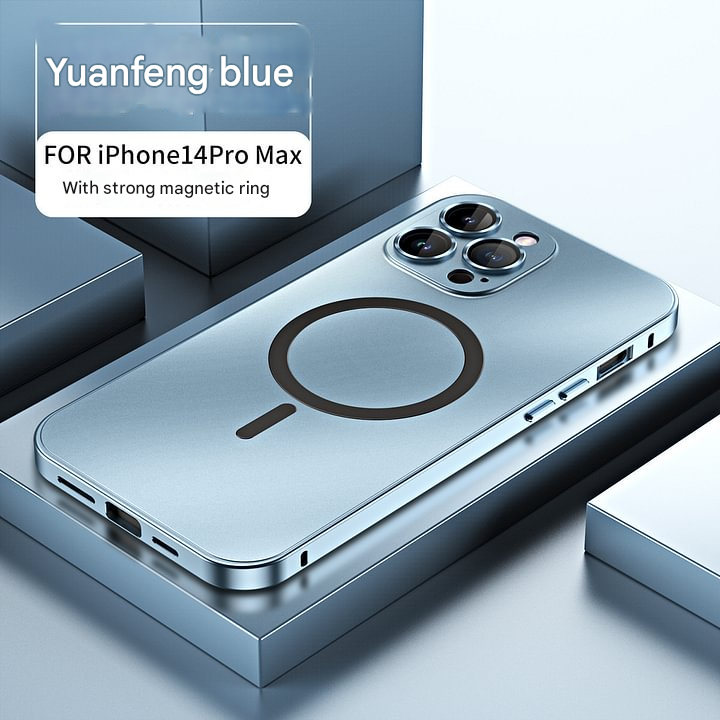 Μαγνητική μεταλλική θήκη iPhone με κούμπωμα