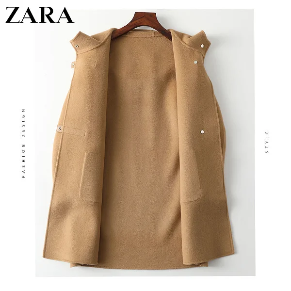 💥 ZARA®🐑Γυναικείο μάλλινο παλτό