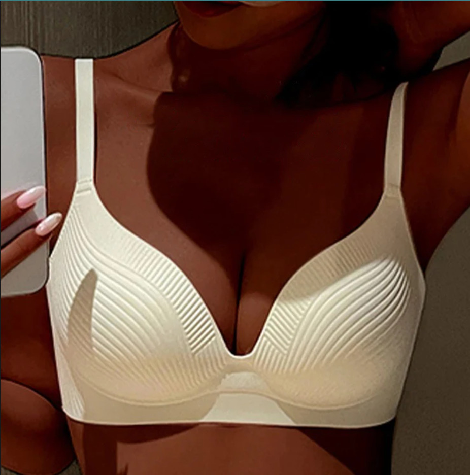 👙𝐓𝐫𝐢𝐮𝐦𝐩𝐡®Σουτιέν χωρίς ραφές - μετάξι πάγου χωρίς ατσάλινους κρίκους (3 εσώρουχα)