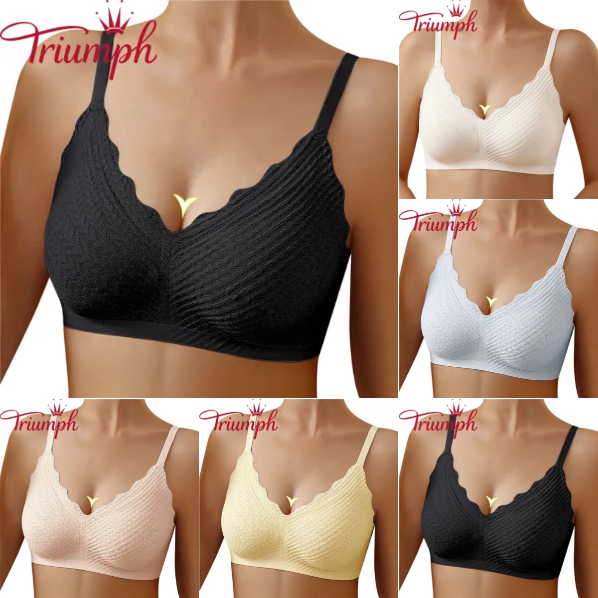 Triumph - 3 τεμ. ✨ Λεπτή φούσκα εσωρούχων λατέξ χωρίς ραφή [S-2XL]