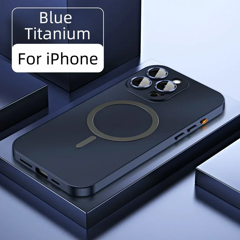 Μαγνητική μεταλλική θήκη iPhone με κούμπωμα