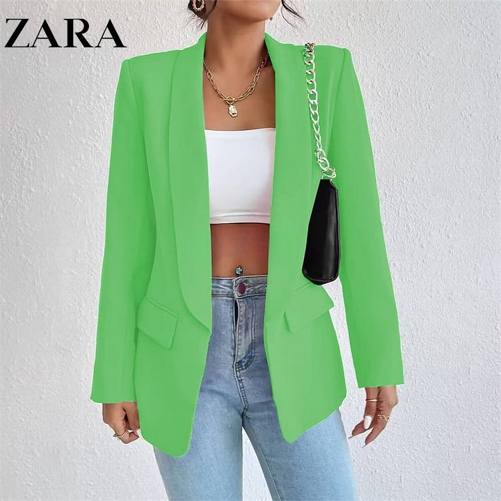 💥ZARA®🐑Γυναικείο νέο μικρό μπουφάν