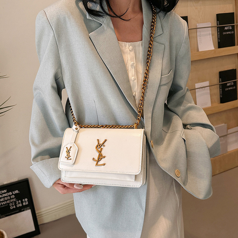 SAINT LAURENT® Μοντέρνα γυναικεία τσάντα μικρής αλυσίδας✨