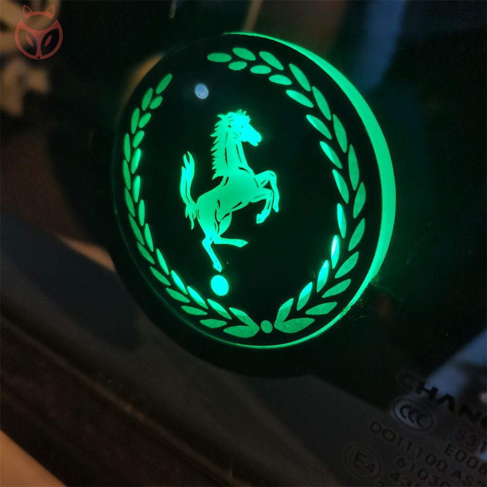 Επαναφορτιζόμενο λογότυπο αυτοκινήτου LED – εφέ νέον φωτός