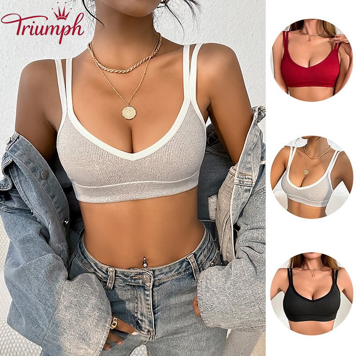 ✨ Triumph® – Σουτιέν push-up χωρίς σύρμα που αποτρέπει τη χαλάρωση.