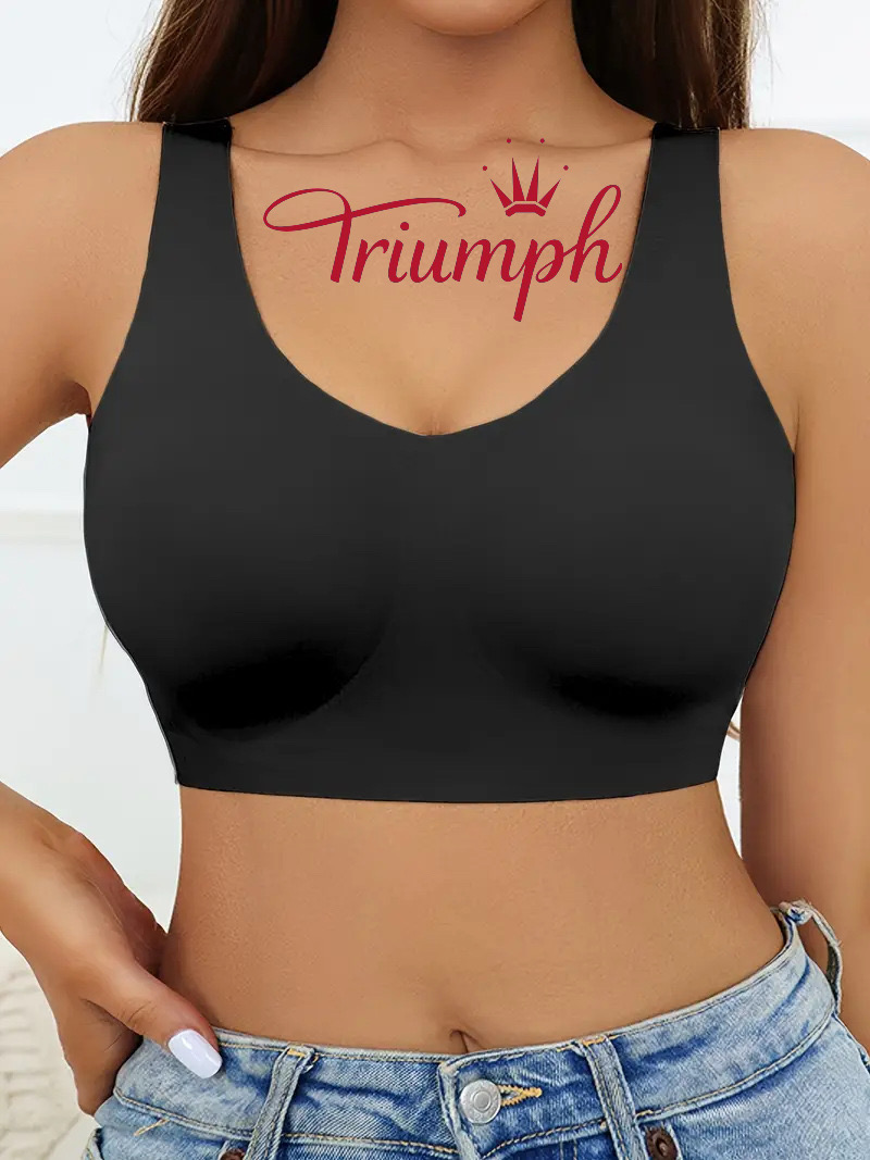 👙𝐓𝐫𝐢𝐮𝐦𝐩𝐡®σουτιέν χωρίς ραφή - μετάξι πάγου χωρίς ατσάλινα δαχτυλίδια (3 εσώρουχα)