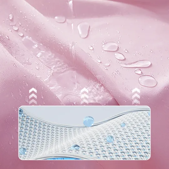 Επαναχρησιμοποιήσιμο αδιάβροχο μπουφάν με κουκούλα και μάσκα για ενήλικες