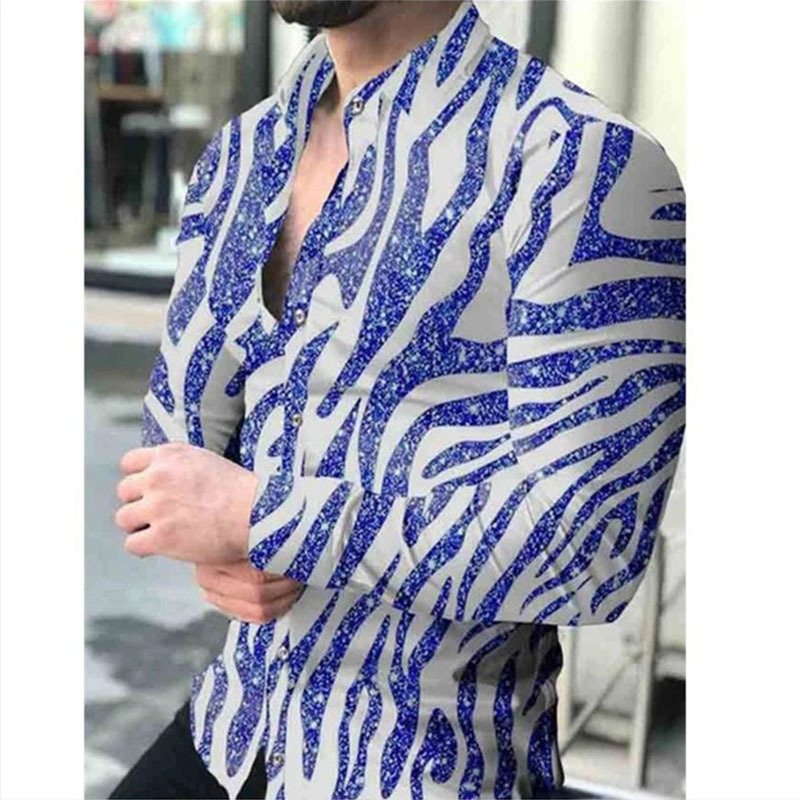 [Μοντέρνα ανδρικά must-have] φθινοπωρινό και χειμερινό πουκάμισο με εκτύπωση πουκάμισο μακρυμάνικο ανδρικό πουκάμισο ζακέτα