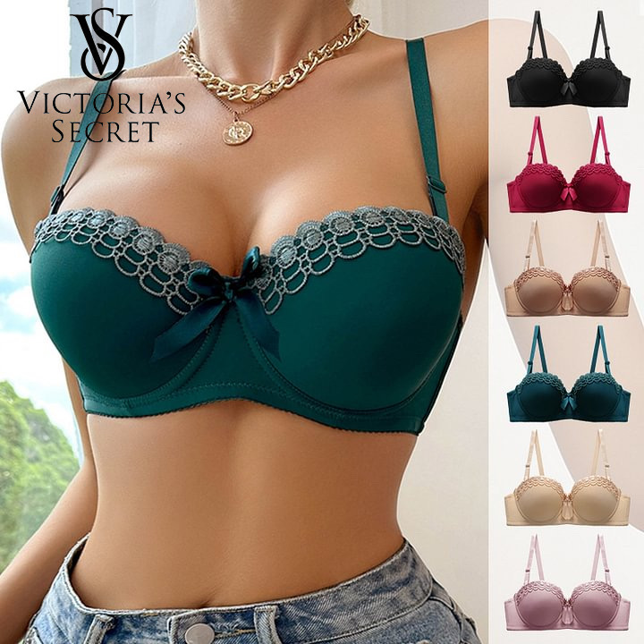 ✨【Victoria's Secret】✨Σουτιέν μεγάλου μεγέθους σέξι strappy push-up full cup κατά της χαλάρωσης