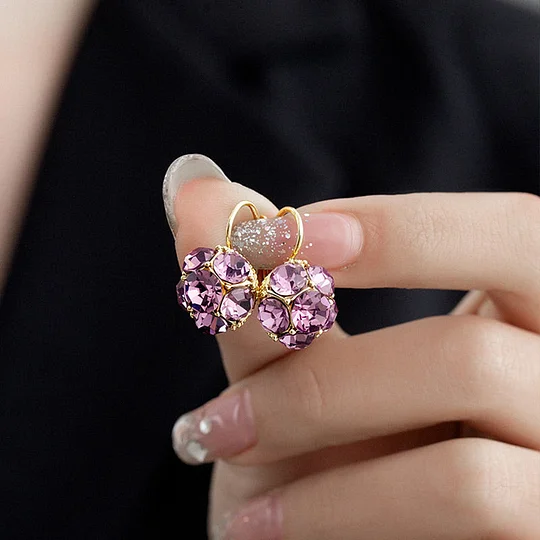 🌟Σκουλαρίκια ποιότητας🌟Εκλεκτά πολυτελή μοντέρνα κρυστάλλινα σκουλαρίκια🌙✨ Προσφορά περιορισμένου χρόνου