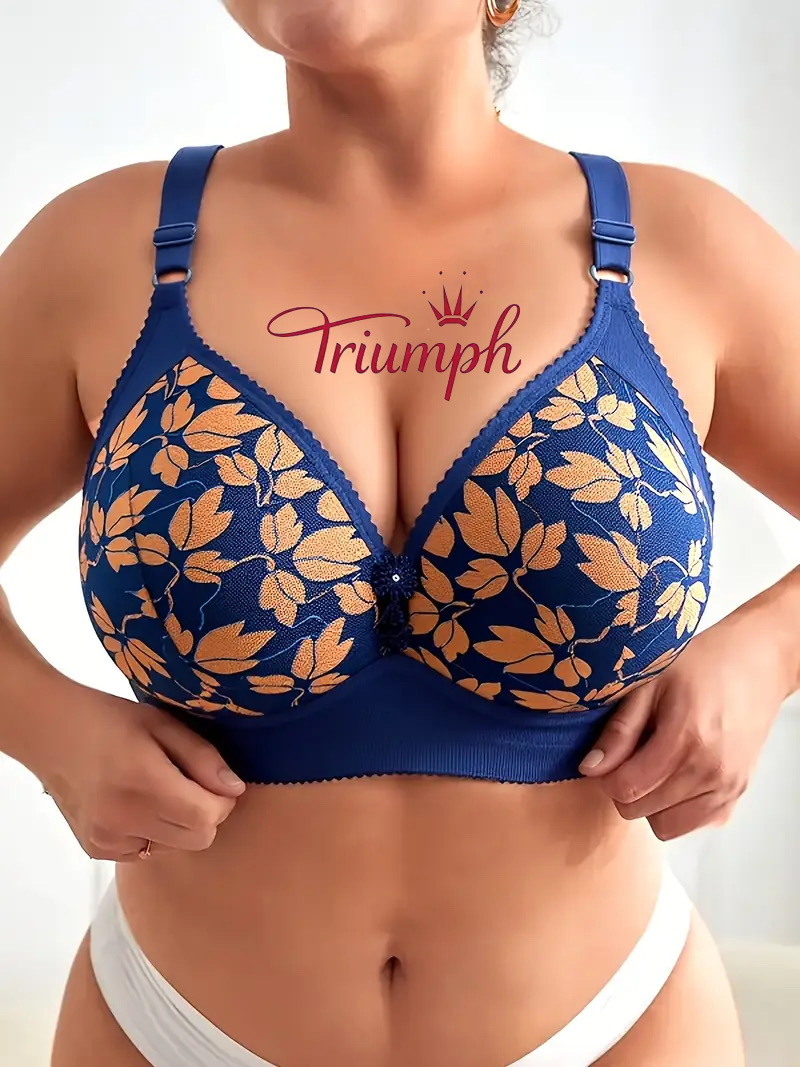 Triumph - (σετ 3 τεμαχίων) σουτιέν push-up για μεγάλα μεγέθη με δαντέλα