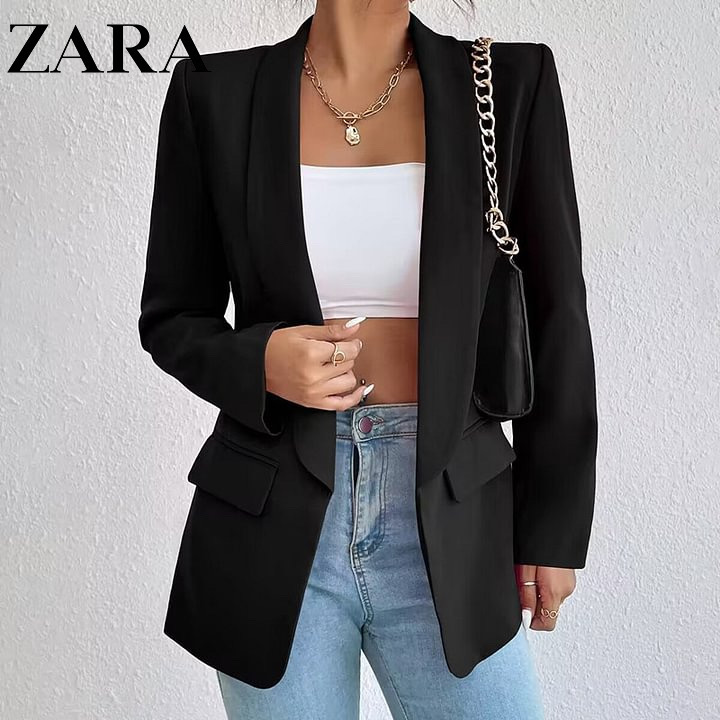 💥ZARA®🐑Γυναικείο νέο μικρό μπουφάν