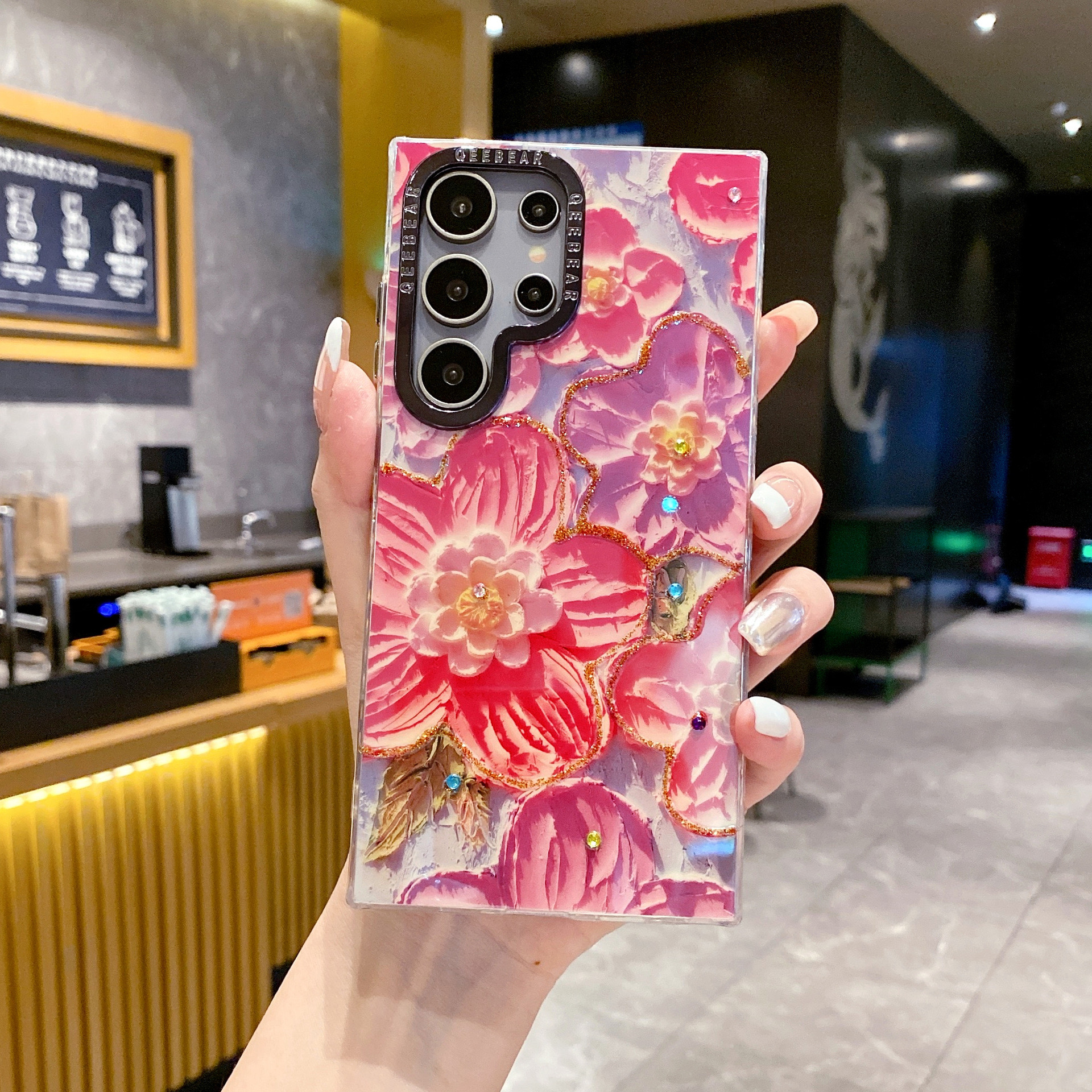 💖Λαδιογραφία Rainbow Flower Butterfly Θήκη για κινητό Samsung😍