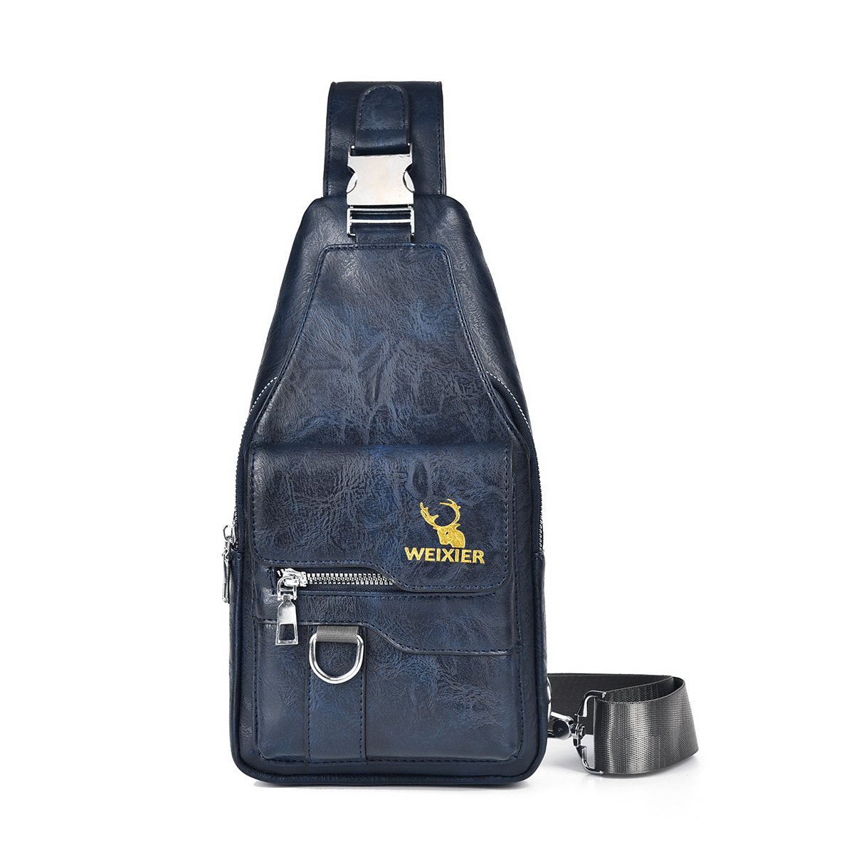 Ένα απαραίτητο κομμάτι για τις εξόδους σας - μια μοντέρνα νέα τσάντα ώμου με μεγάλη χωρητικότητα, μια πολυλειτουργική αθλητική τσάντα στήθους, μια δερμάτινη τσάντα ώμου μεγάλης χωρητικότητας [αντικαταβολή, δωρεάν αποστολή]