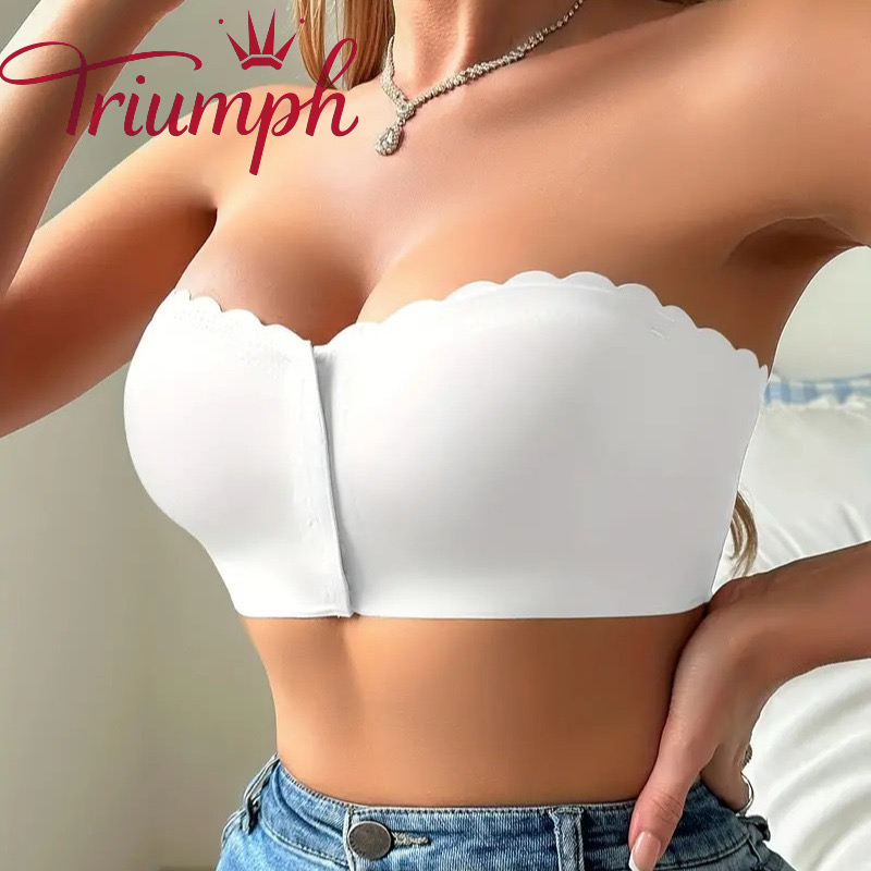 🔥Σουτιέν χωρίς ραφές Triumph - μετάξι από πάγο χωρίς ατσάλινα δαχτυλίδια 3 σετ (3 εσώρουχα)