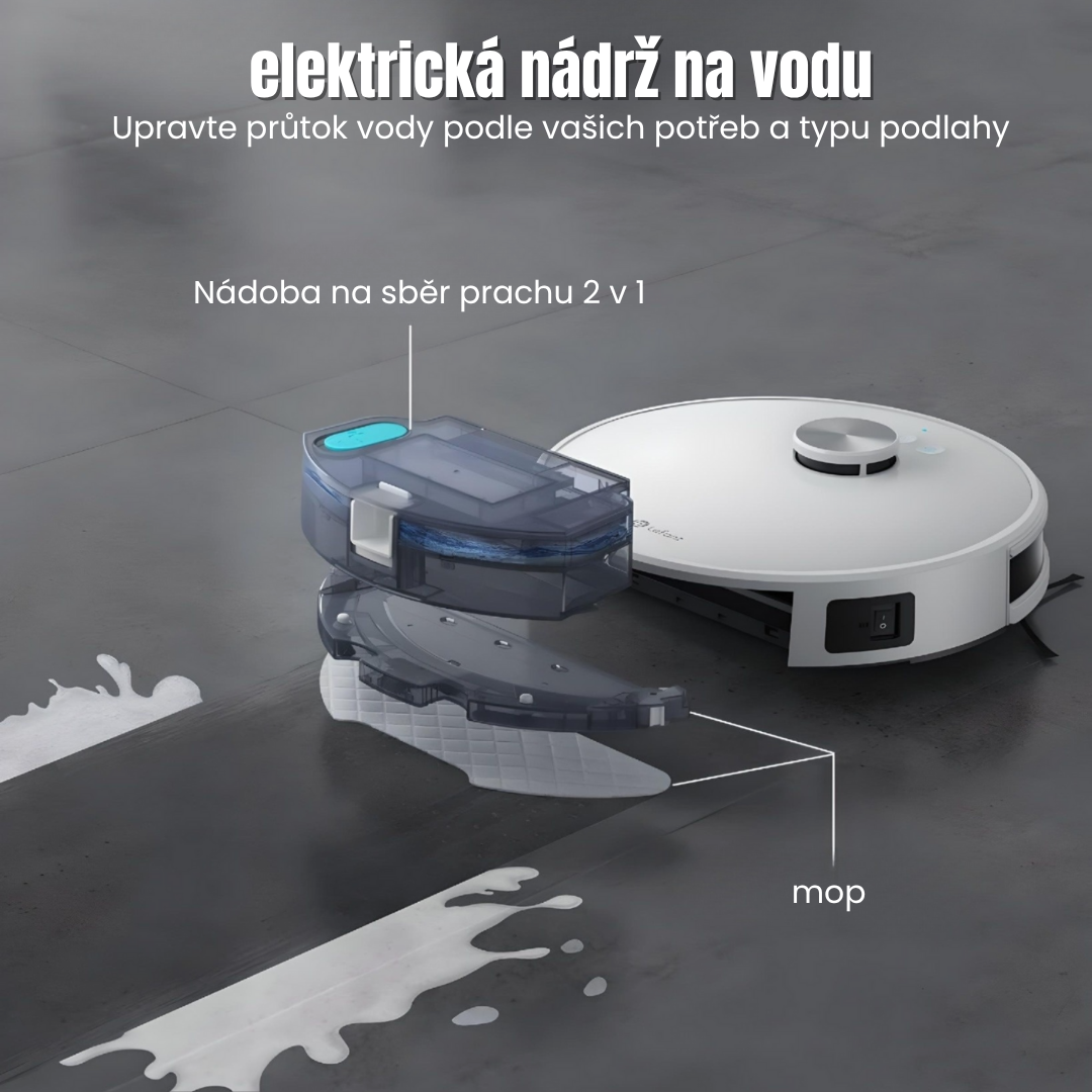 ⚡™ Έξυπνη Ηλεκτρική Σκούπα Ρομπότ 3 σε 1