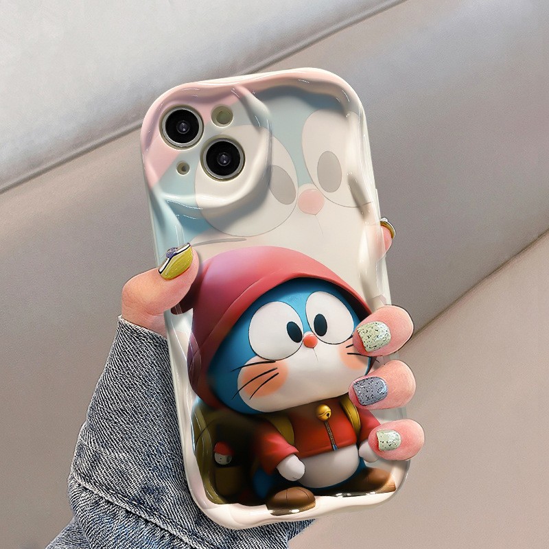 🌈Doraemon [Αγοράστε 1, λάβετε 1 δωρεάν] 2 τεμ. 📱Προστατευτικούς φακούς πλήρους κάλυψης 🥰Μαλακό κέλυφος με κρεμ άκρο, μονόχρωμο και υψηλής ποιότητας μαύρο + κρεμαστό κλειδί jingle 💍Οι πλήρως τυλιγμένες άκρες είναι πιο ανθεκτικές στην πτώση 👉