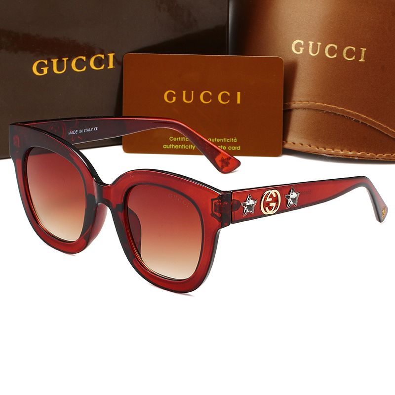 Αυθεντικά γυαλιά ηλίου GUCCI 2024【Θήκη γυαλιών + γυαλιά】