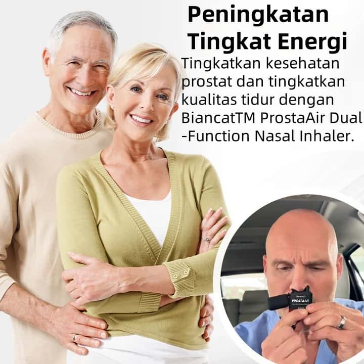 Αναπνεύστε ήρεμα και βελτιώστε την υγεία του προστάτη σας! Το ρινικό σπρέι Lovilds™ ProstaAir βελτιώνει τη ροή του αίματος και μειώνει τη φλεγμονή με φυσικό τρόπο χάρη σε ένα ισχυρό εκχύλισμα βοοειδών. 💪