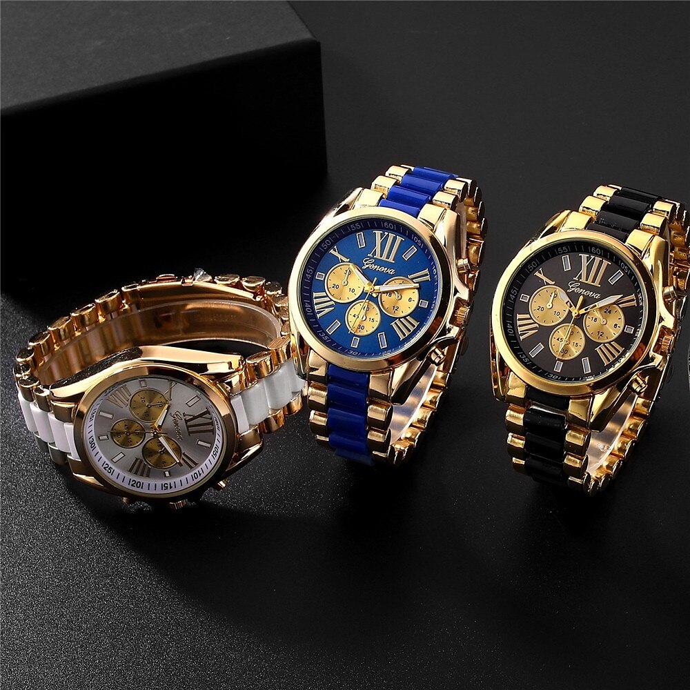 Men's Quartz Watch with Bracelet Set Luxury Business Analog Wristwatch Stainless Steel Strap Watch Male Watch Gift 2023 - US $9.89 &ndash;P6