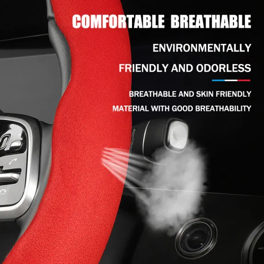 🚗Κάλυμμα τιμονιού από καστόρι αυτοκινήτου