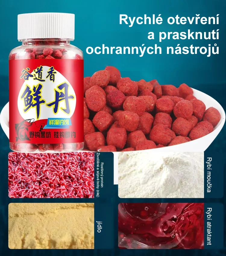 【Λίγα δευτερόλεπτα για ένα ψάρι】Πελέτες ζωικής πρωτεΐνης για φρέσκα τεμπέλικα ψάρια