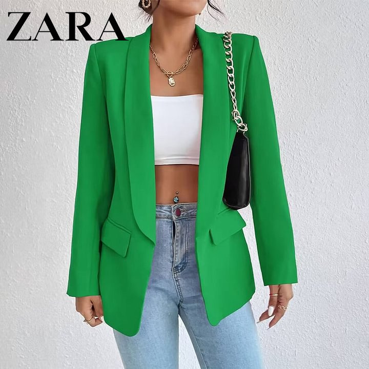 💥ZARA®🐑Γυναικείο νέο μικρό μπουφάν