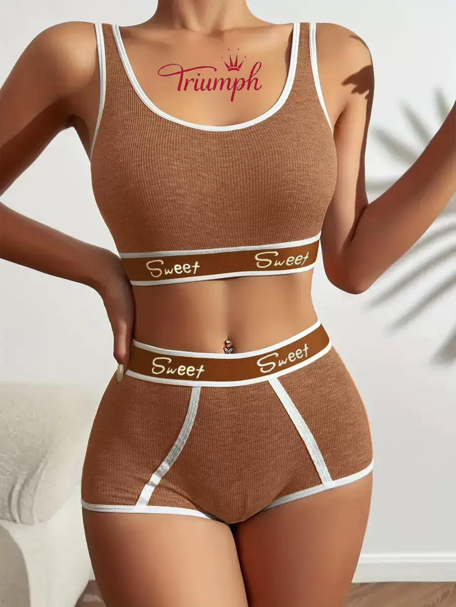 ✨【𝐓𝐫𝐢𝐮𝐦𝐩𝐡】✨👙Σουτιέν με σέξι σουτιέν push-up κατά της χαλάρωσης + εσώρουχα【σετ σουτιέν με δαντέλα】