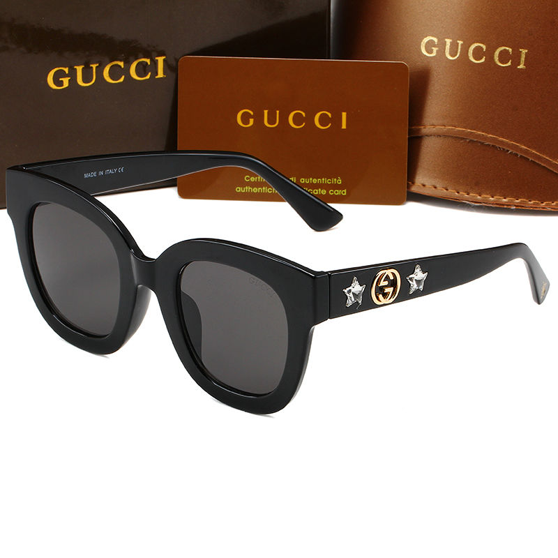 Αυθεντικά γυαλιά ηλίου GUCCI 2024【Θήκη γυαλιών + γυαλιά】