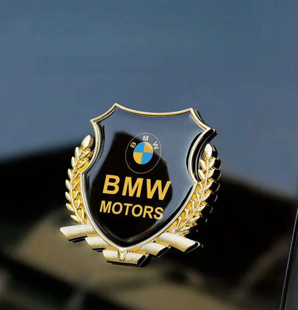 🚗Διακόσμηση αυτοκόλλητου με μεταλλικό λογότυπο αυτοκινήτου, τριγωνικό γυάλινο πλαϊνό λογότυπο πίσω παρμπρίζ αυτοκινήτου