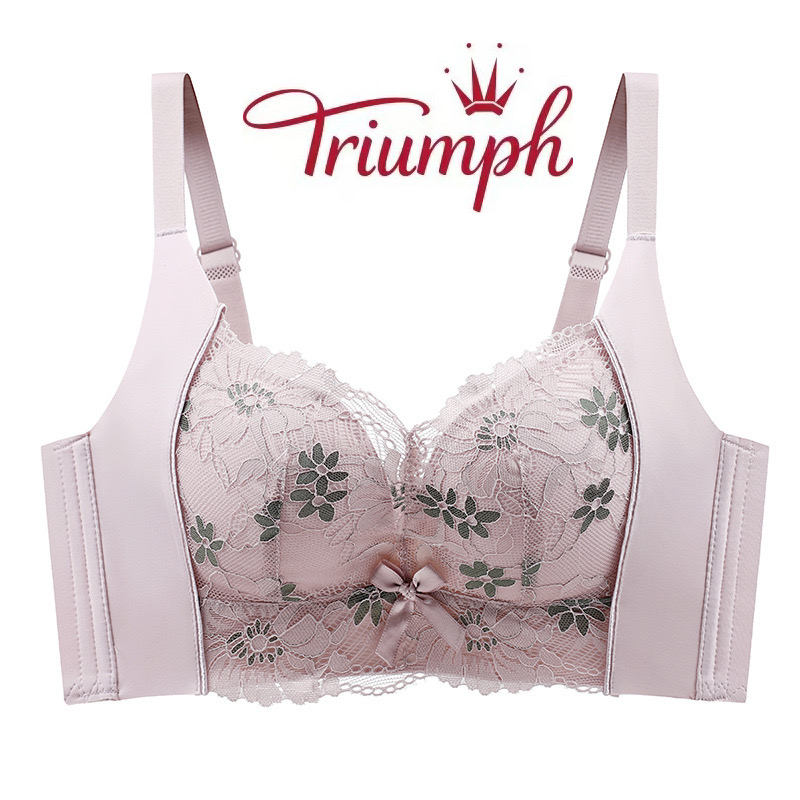 Περιορισμένη προσφορά 50% έκπτωση - Triumph -Δαντελωτό σουτιέν χωρίς σύρμα, κεντημένο