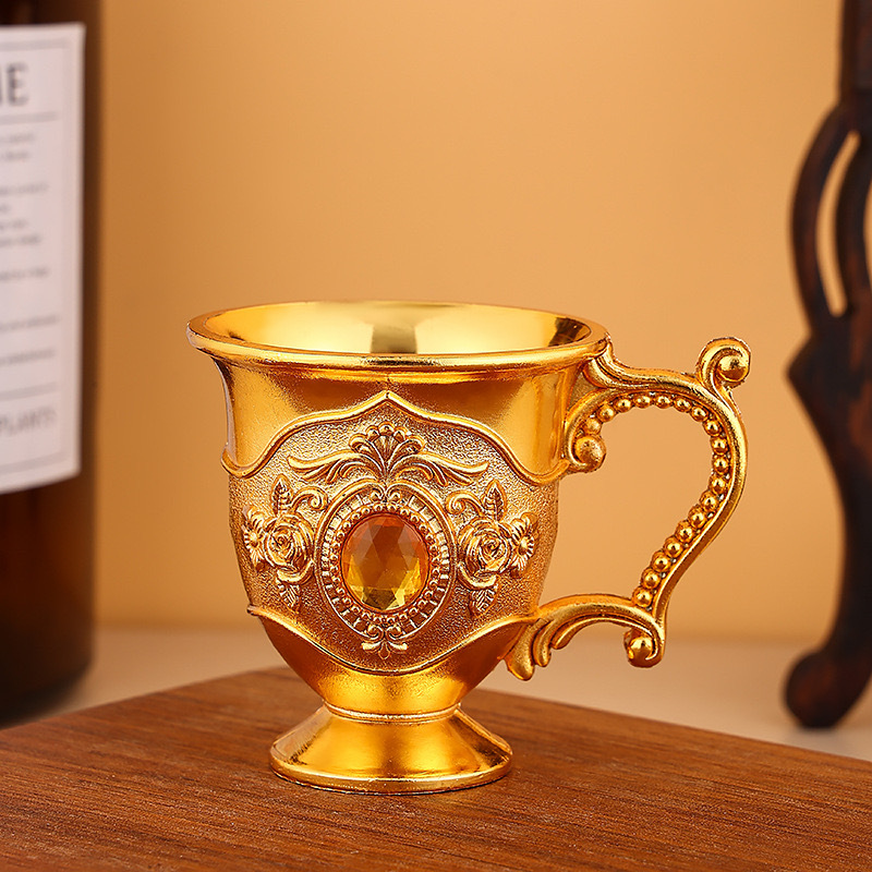 🍷Metalna šalica za čaj, kreativna retro šalica za bijelo vino