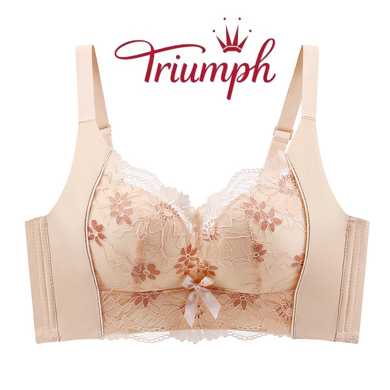 Περιορισμένη προσφορά 50% έκπτωση - Triumph -Δαντελωτό σουτιέν χωρίς σύρμα, κεντημένο