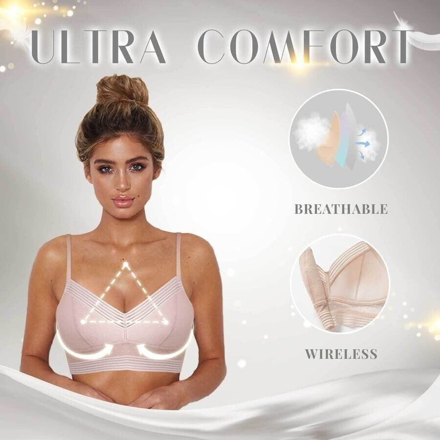 👙𝐓𝐫𝐢𝐮𝐦𝐩𝐡®Σουτιέν χωρίς ραφές – Ice Silk Wire Free 💟 Λεπτό σουτιέν σε σχήμα U 👙 (3 σουτιέν)