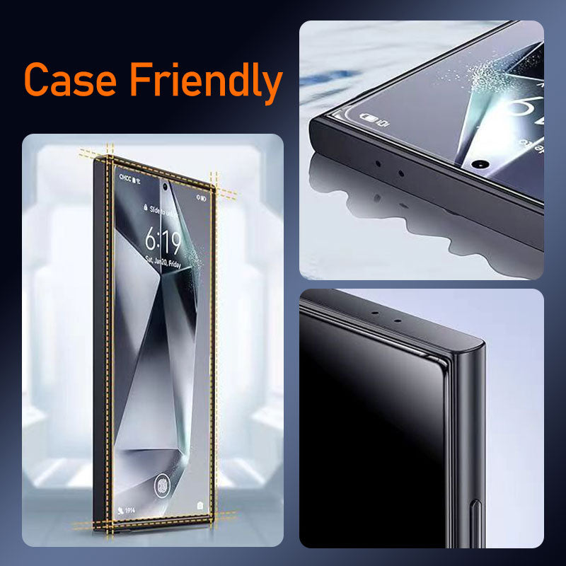 Προστατευτικό οθόνης 4K HD/Anti-Peep Tempered Glass με εγκατάσταση αυτόματης αφαίρεσης σκόνης για Samsung