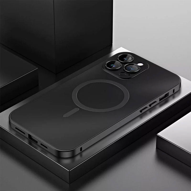Μαγνητική μεταλλική θήκη iPhone με κούμπωμα