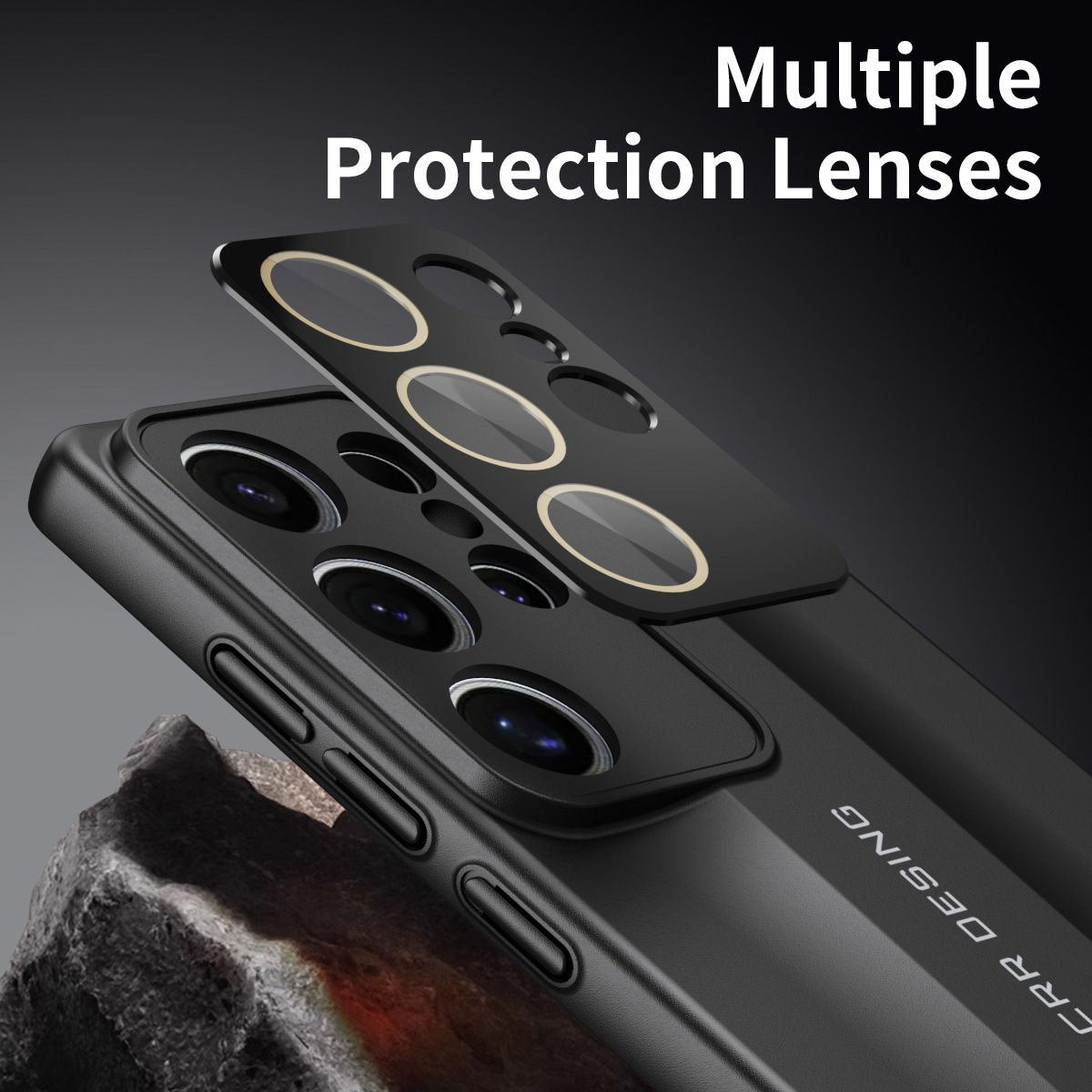 Πολυτελής προστατευτική θήκη Samsung S25/S24/S23 ματ σκληρό κέλυφος κατά της πτώσης