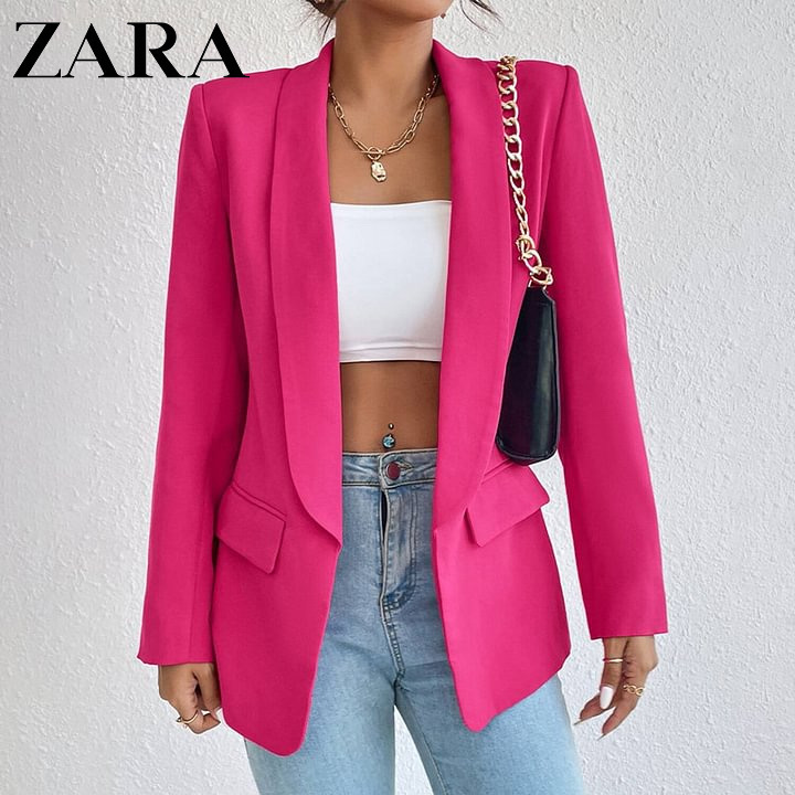 💥ZARA®🐑Γυναικείο νέο μικρό μπουφάν