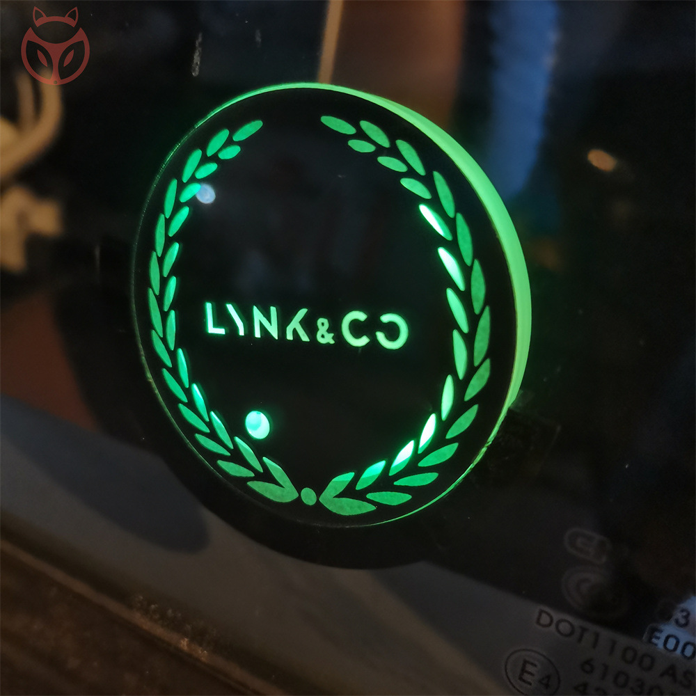 Επαναφορτιζόμενο λογότυπο αυτοκινήτου LED – εφέ νέον φωτός