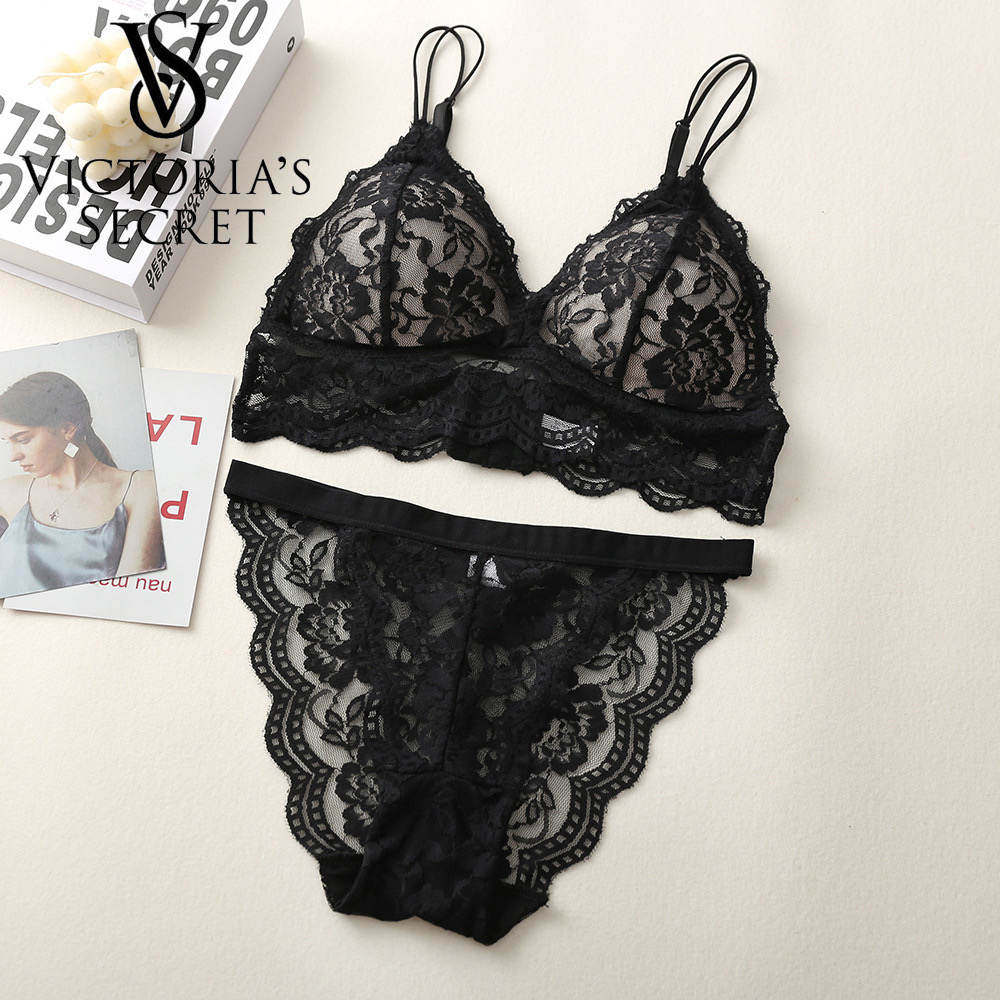 ✨【Victoria's Secret】✨Σουτιέν μεγάλου μεγέθους σέξι strappy push-up full cup κατά της χαλάρωσης