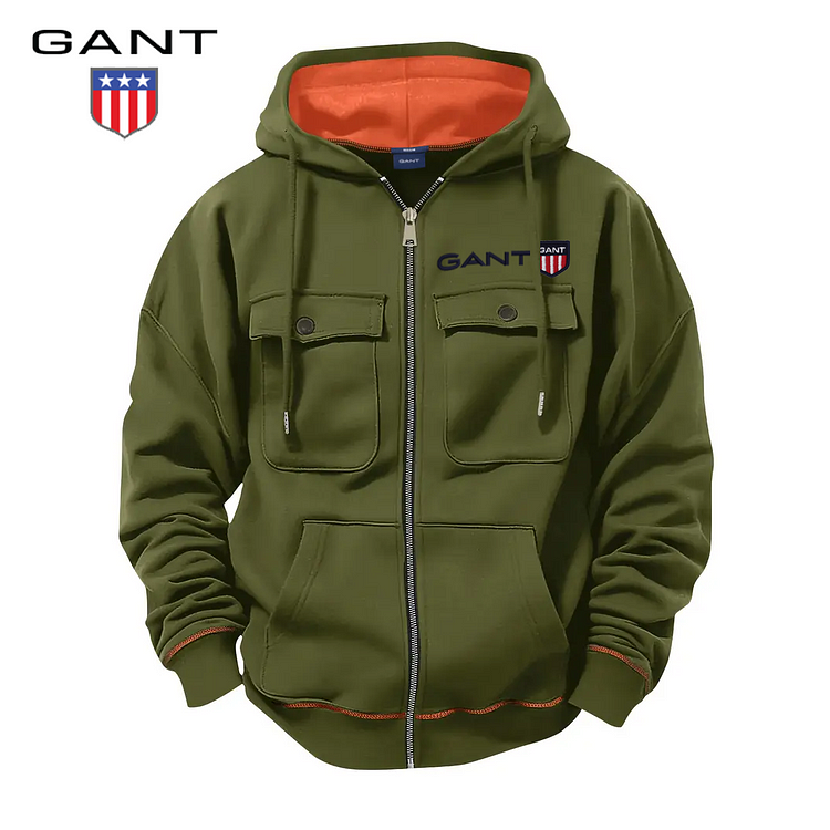 ΑΝΔΡΙΚΗ ΦΟΡΜΑ ΜΕ ΚΟΥΚΟΥΛΑ GANT® ΜΕ ΣΧΕΔΙΟ ΛΑΚΑ