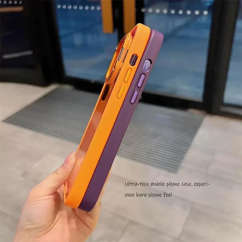 📱✨ Θήκη iPhone με Αόρατη Μεταλλική Στήριξη Φακών Κάμερας