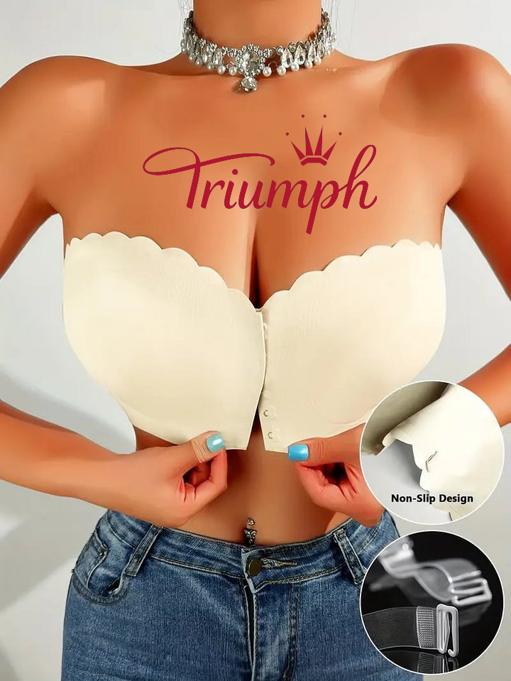 🔥Σουτιέν χωρίς ραφές Triumph - μετάξι από πάγο χωρίς ατσάλινα δαχτυλίδια 3 σετ (3 εσώρουχα)